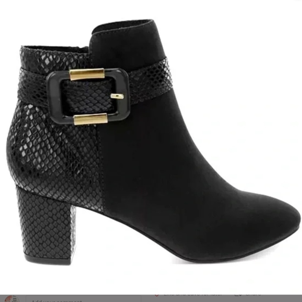 Karen Scott Ivvvy Mixed Media Booties in size 7